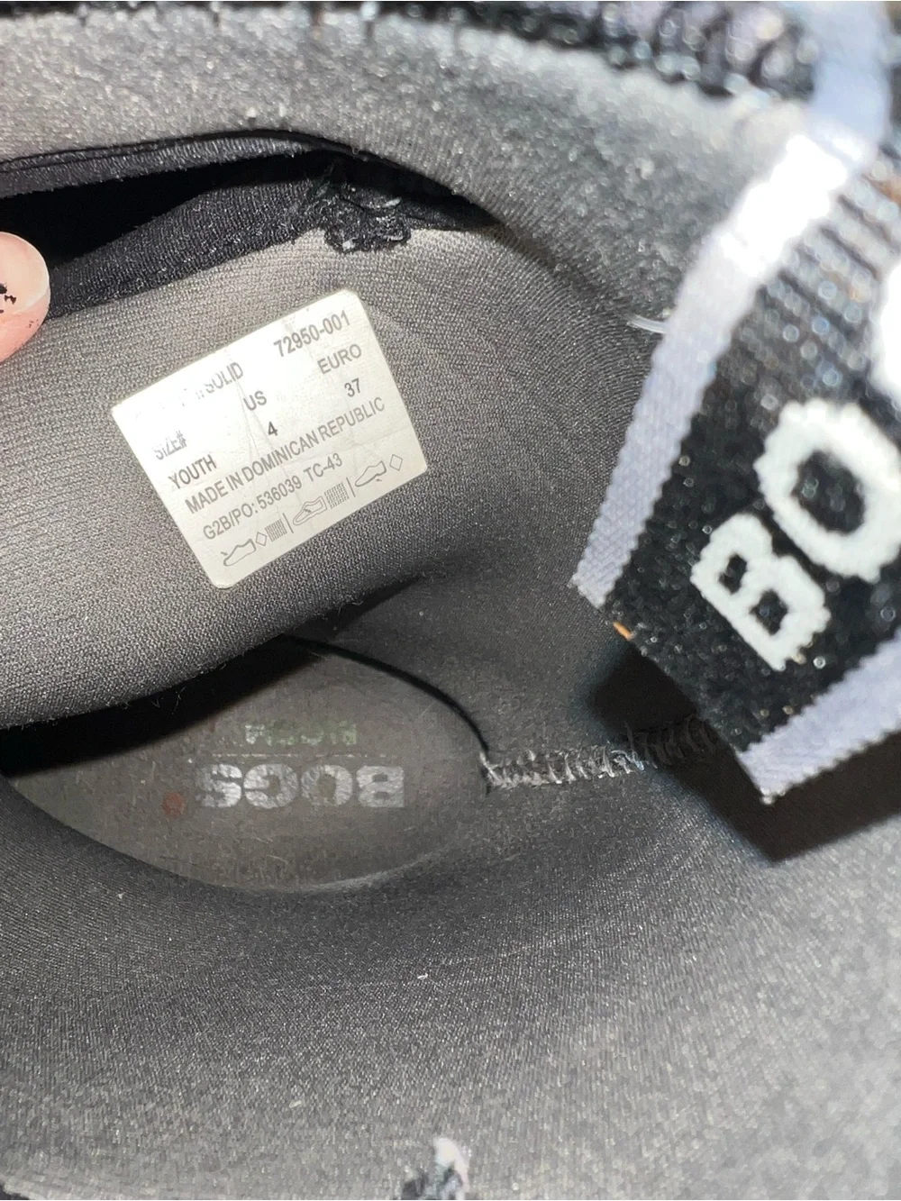 Bogs Kids Black Waterproof Insulated Boots